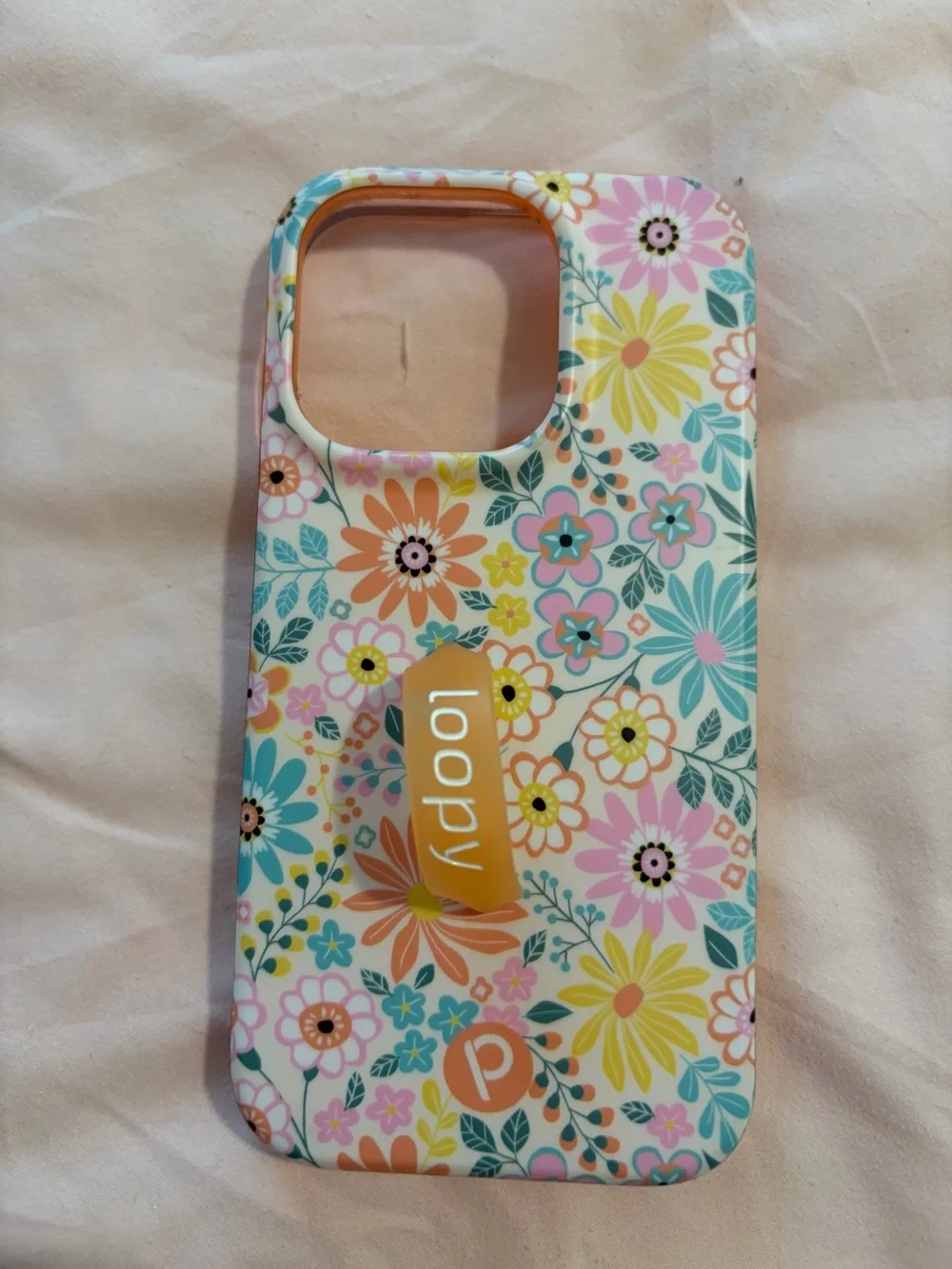 iPhone 14Pro Floral Burst Loopy Case